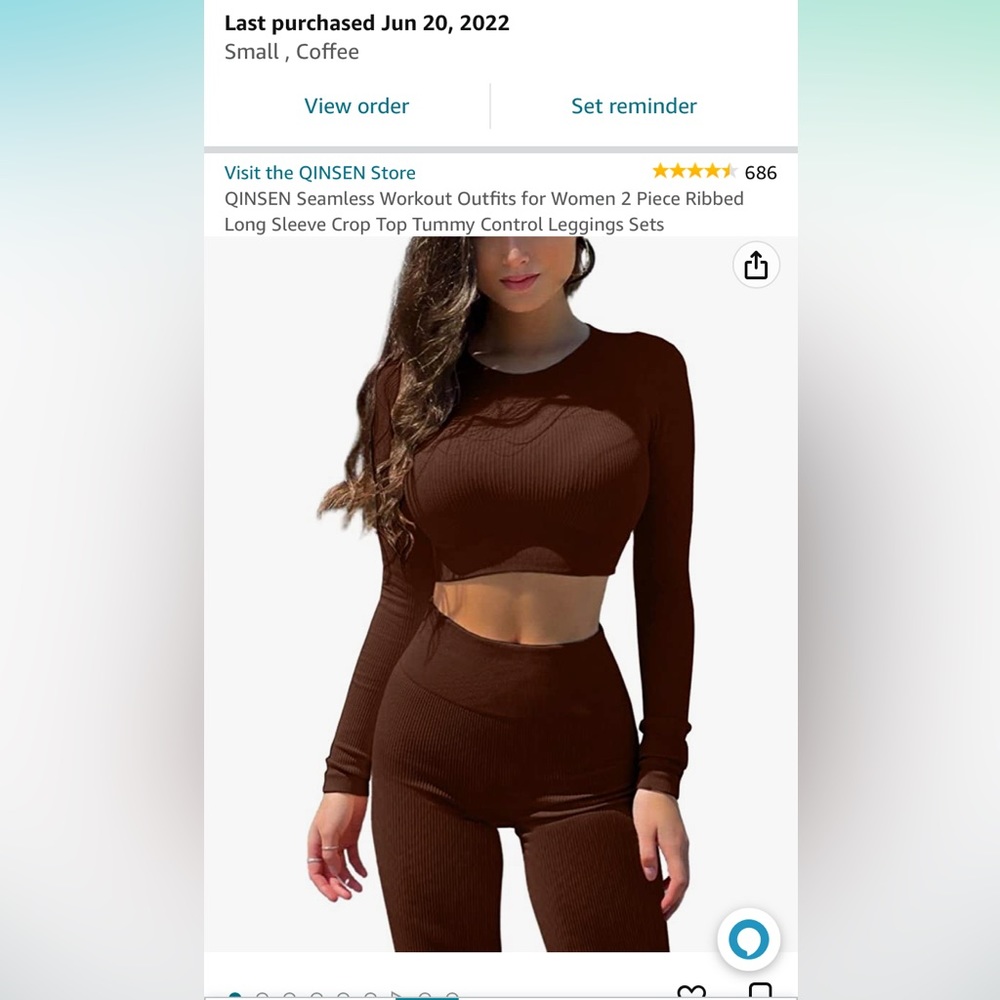 Seamless ribbed workout top